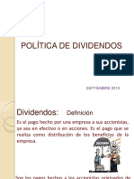 Politica de Dividendos