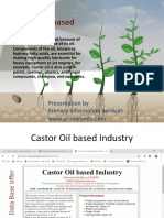 Castor Oil Based Industry: Presentation by Primary Information Services