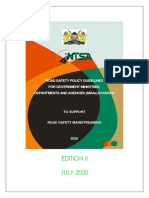 Road Safety Policy Guidelines for Government Agencies in Kenya