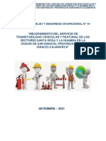 Informe en Salud y Seguridad Ocupacional Setiembre