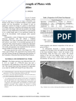 In-Plane Fatigue Strength of Plates With Laminar Discontinuities