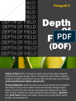 Teknik Dasar Fotografi DOF (Depth of Field)