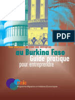 Pmie Guide Pratique Entreprendre Au Burkina Faso