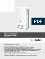 Manual Calentador A Gas Therm 1000 O 6L