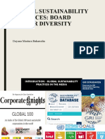 Global Sustainability Practices - Board Gender Diversity - Dayana Mastura
