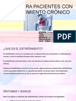 Dieta para Pacientes Con Estreñimiento Crónico