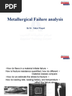 Metallurgical Failure Analysis: by DR - Yahya Waqad