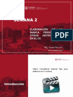 Elaboración de la marca personal y otros instrumentos en el CV USMP