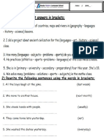 Grade 6 Revision Sheet