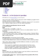 As Sete Igrejas Do Apocalipse