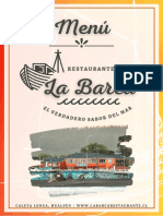 Menu Labarca Octubre