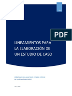 Lineamientos Para La Elaboración de Un Estudio de Caso