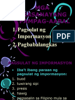 FILIP12 Impormasyon Balangkas