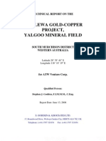 Gullewa Gold-Copper Project Technical Report Summary