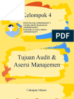 Tujuan Audit & Asersi Manajemen_Materi 5_Kelompok 4