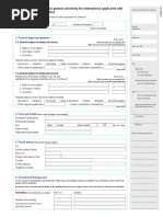 Application For Admission To German University For International Applicants With Foreign Academic Qualifikation - Onlineversion