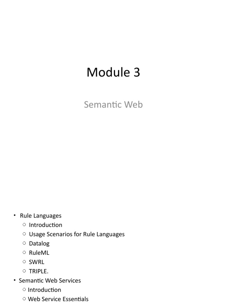 Module 3 | PDF | Modal Logic | Xml Schema