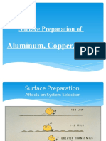 Surface Preparation Of: Aluminum, Copper, Brass