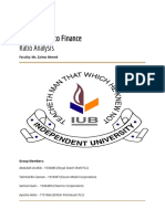 Introduction To Finance: Ratio Analysis