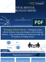 Bentuk Hubungan Bisnis