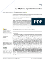 Applied Sciences: Method For Calculating of Lightning Impact Level On Overhead Transmission Line