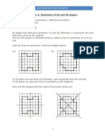 Geometry Lesson 4 Symmetry of 2D and 3D Shapes