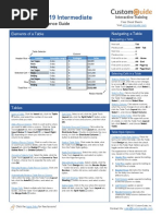 Word 2019 Intermediate Quick Reference