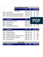 April-May Exam Timetable