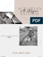 Philippine Agrarian Reform Policy Powerpoint