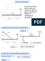 2 Ejercicios de Seleccion de Material