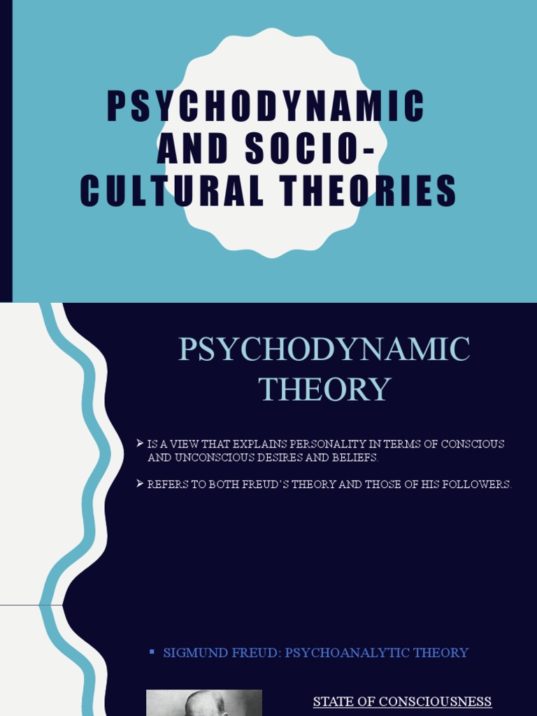 Psychodynamic and Socio-Cultural Theories | PDF
