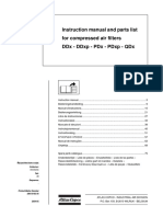 DDX DDXP PDX PDXP QDX Instruction Book Part List