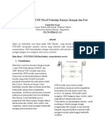 Pengaruh Kinerja Jaringan Dan Port Terhadap Paket UDP Flood