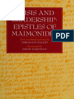 Maimonides Epistles
