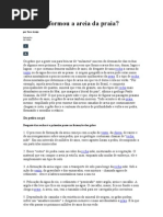 Como Se Formou a Areia Da Praia