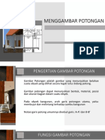 Gambar Potongan Bangunan Rumah Sederhana