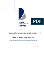 Pautas Bsicas de Catalogacin en Absysnet