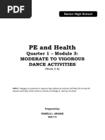 HOPE 3: Grade 12 Dance Module 1 | PDF | Aerobic Exercise | Glycolysis