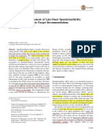 Diagnosis and Management of Late-Onset Spondyloarthritis: Implications of Treat-to-Target Recommendations