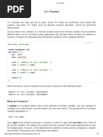 C++ Pointers