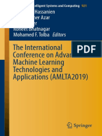 The International Conference On Advanced Machine Learning Technologies and Applications (AMLTA2019)
