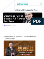 Digitaltrend in Download Vivek Bindra All Courses For Free
