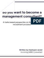Hashaam Javed's Guide To Becoming A Management Consultant