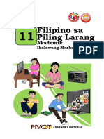 Filipino Sa Piling Larang Panukalang Proyekto Modyul 2