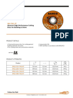 Abrasive High-Performance Cutting Discs For Building & Stone