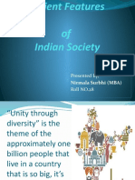 Salient Features of Indian Society
