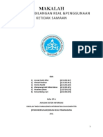 Makalah Kalkulus Himpunan Bilangan Real Dan Ketidak Samaan