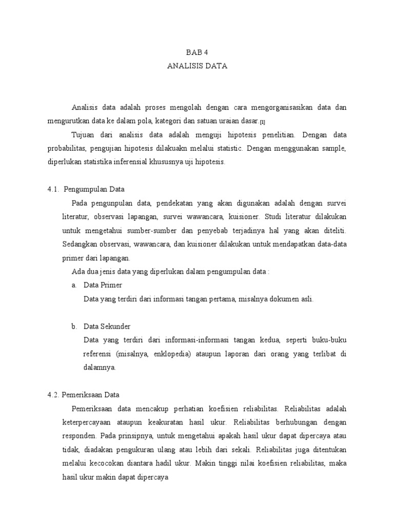 Dokumen Serupa Dengan Bab 4 Analisis Data
