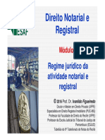 Curso Direito Notarial ESAF 2016 Módulo 1 Regime Jurídico Notarial e Registral (1)