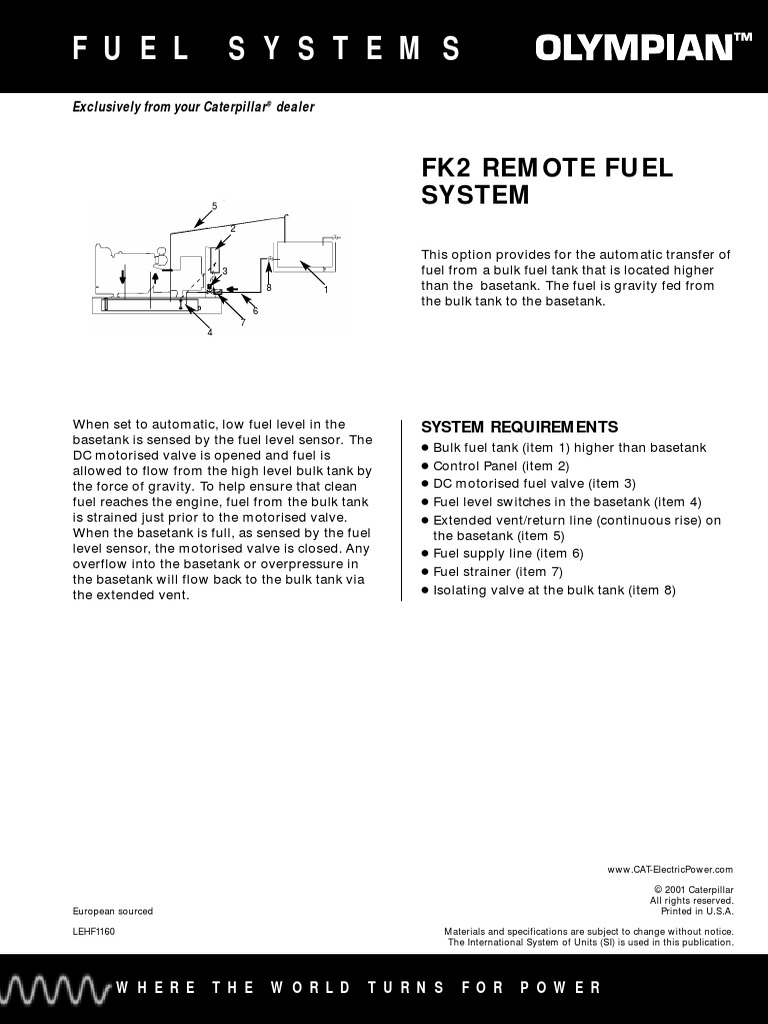 FK2 Remote Fuel System | PDF | Machines | Mechanical Engineering
